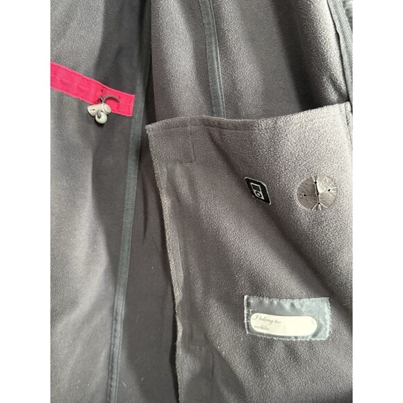 Lululemon Apres Women's Long Gray Softshell Hooded Jacket Full Zip Coat Size 4 - Picture 12 of 16